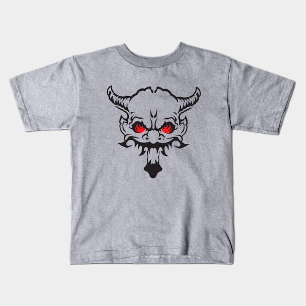 Ultra Demon Halloween Kids T-Shirt by Craft With Me